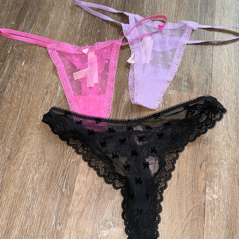 NWT Victoria’s Secret three thongs